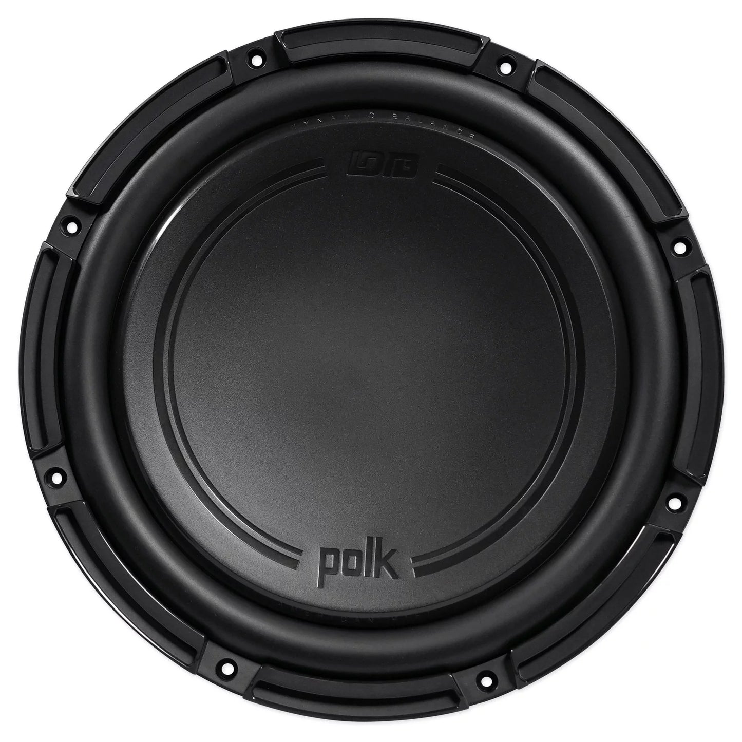 (2) Polk Audio DB1242DVC 12” 2220 Watt Car Subwoofers+Sealed Sub Box Enclosure