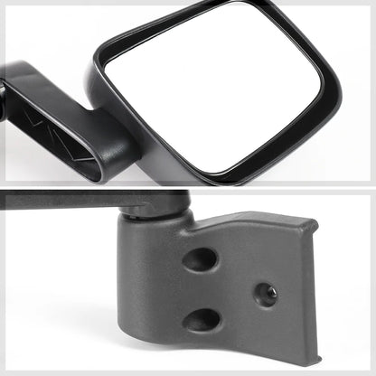 [Right]Passenger Side Manual Foldable People Mirror for 03-06 Jeep Wrangler 04 05 Fits select: 2003-2006 JEEP WRANGLER / TJ