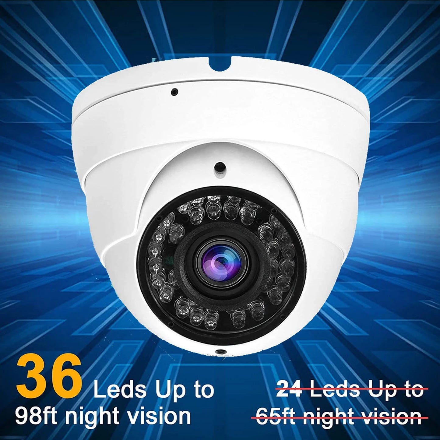 Wireless Security Camera For Home - Night Vision, Kids, Two Way Talk, Auto Tracking - Nozaya