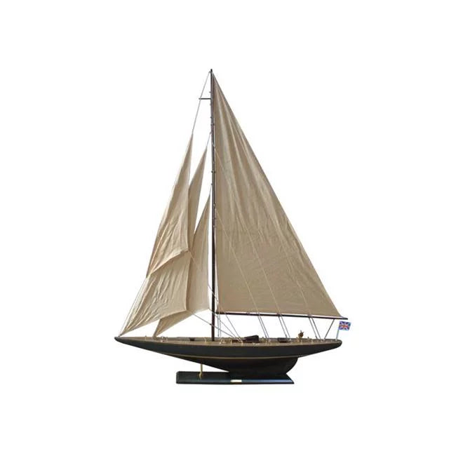 Wooden Rustic Termination Model Sailboat Decoration- 60 in.