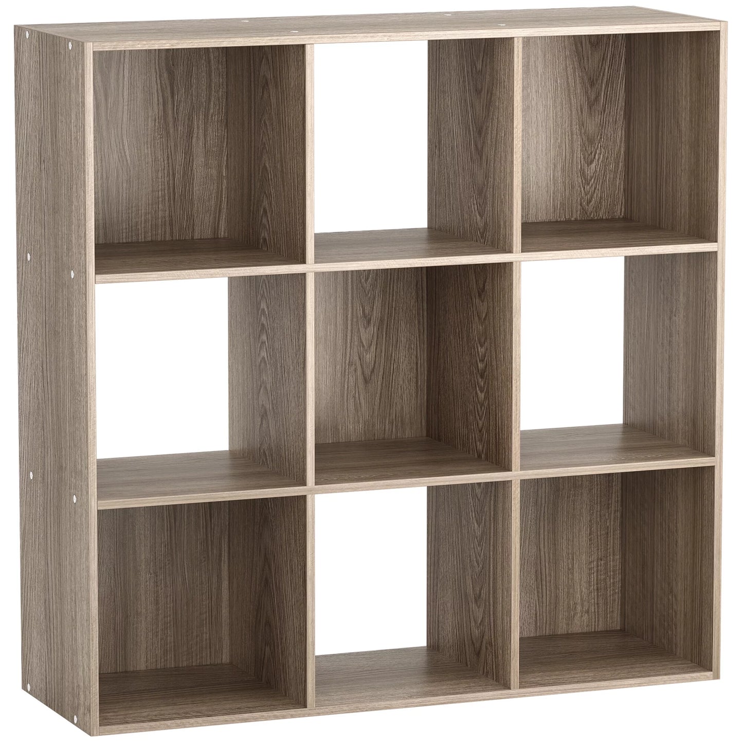 ZENSTYLE Wood Grain Organization Storage Cubes 3 x 3 Bookselves Max 44lbs