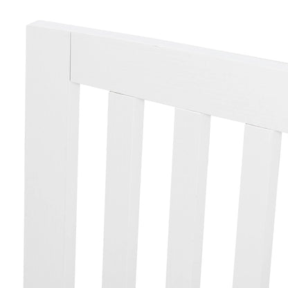 ZENY 4 Panels Foldable Pet Gate Entryway Dog Fence MDF Frame with 8 Protectors, White