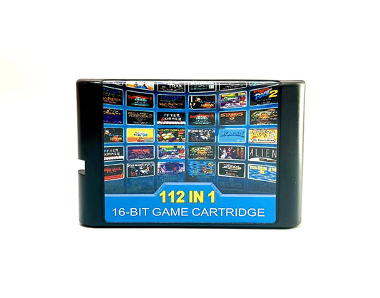 112 in 1 Sega Genesis Megadrive Game Cartridge