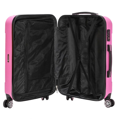 Zimtown 3-in-1 Luggage Multifunctional Large Capacity Traveling Storage Suitcase Pink