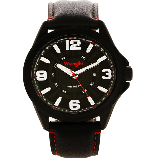 Wrangler 48mm Ebony Interface Midnight Strap Watch