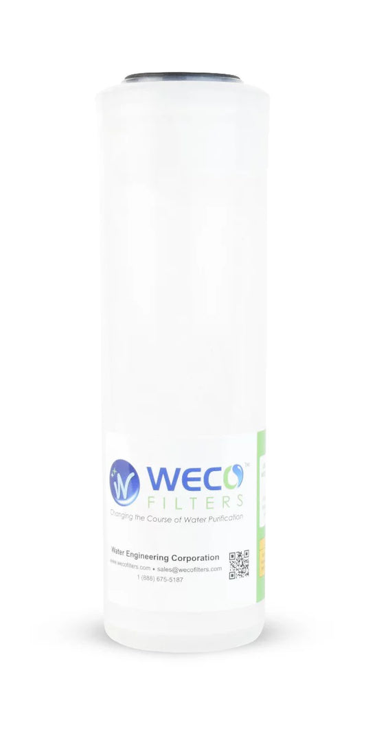 WECO SOFT-1025 Custom Edge 2 ½ " x 10" Cation Softening Resin Filter Cartridge