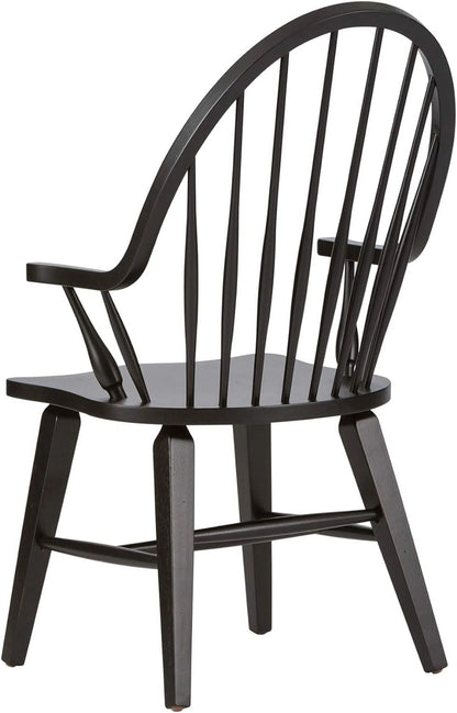 Windsor Back Arm Chair, W25 X D25 X H41, Midnight