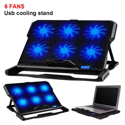 "Happyline" Laptop Fan Cooler Cooling Pad Usb Computer Air Notebook Portable Conditioner