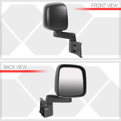 [Right]Passenger Side Manual Foldable People Mirror for 03-06 Jeep Wrangler 04 05 Fits select: 2003-2006 JEEP WRANGLER / TJ