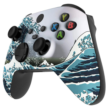 Xbox Series / One Custom Modded Rapid Fire Controller - Drop Shot, Jump Shot, Quick Scope Compatible w/ All Games (Waves)