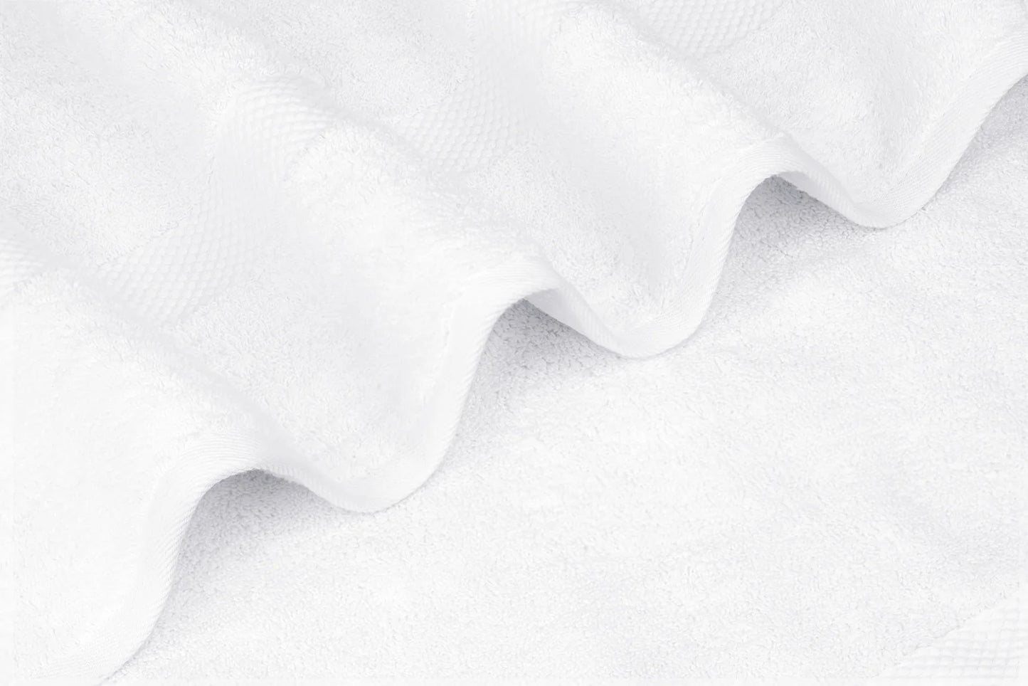 White Classic Luxury White Bath Towels - Large 30x56 Inch, 100% Cotton American Linen Big White Towels, 2-Pack Bathroom Sheets | Set of 2, White