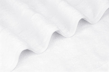 White Classic Luxury White Bath Towels - Large 30x56 Inch, 100% Cotton American Linen Big White Towels, 2-Pack Bathroom Sheets | Set of 2, White