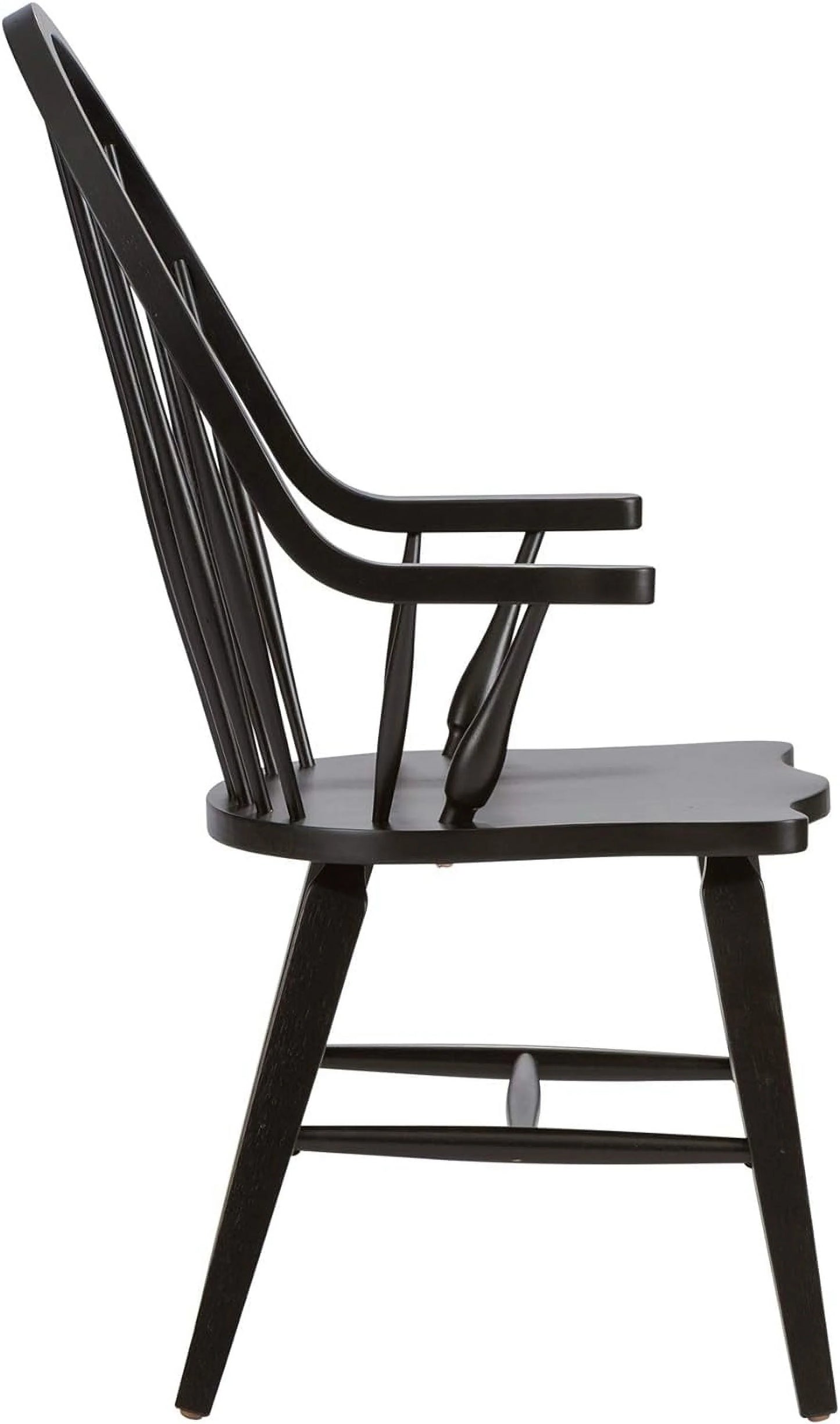 Windsor Back Arm Chair, W25 X D25 X H41, Midnight