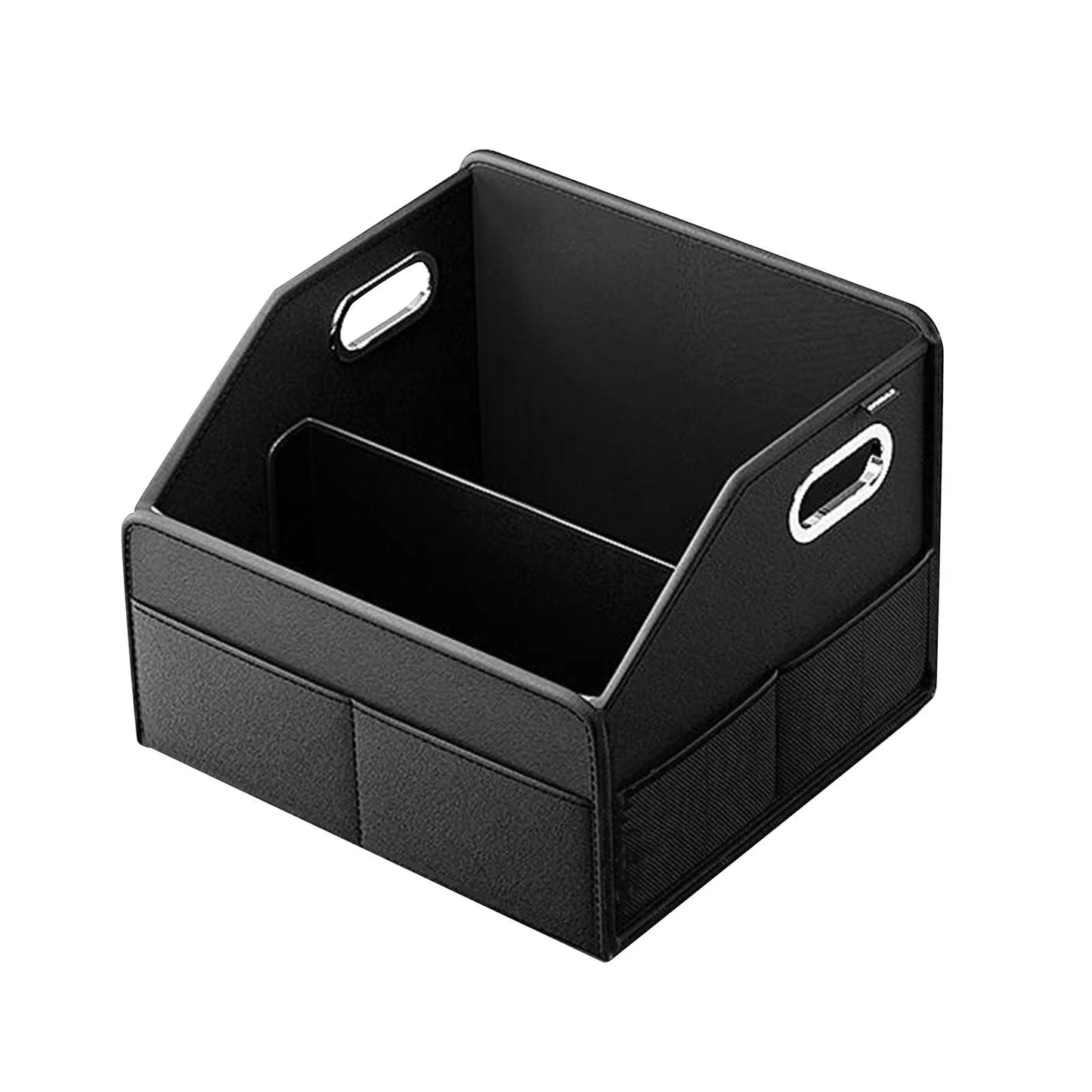 yotijar Car Trunk Organizer Collapsible Container Bin Side Pockets Cargo Storage Box