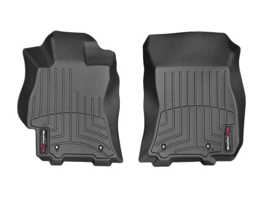 WeatherTech Custom Fit FloorLiners compatible with Subaru Legacy, Outback - 1st Row (Driver & Passenger), Midnight