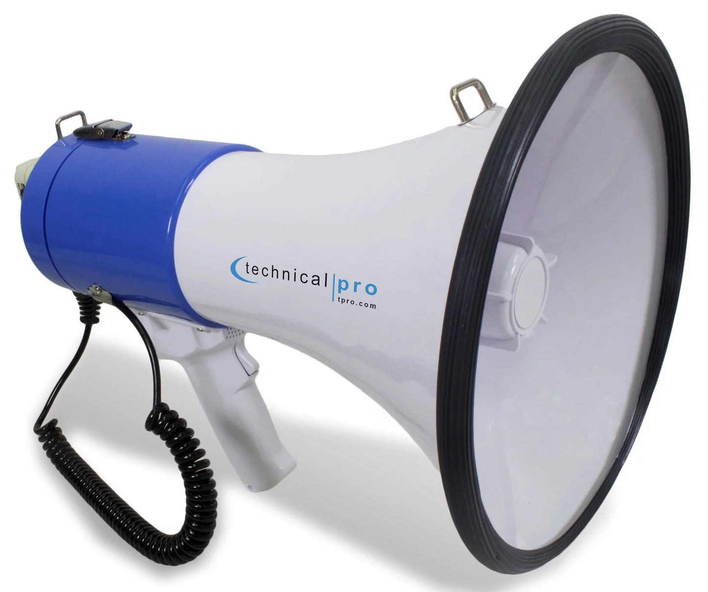 (Qty 4) Technical Pro 40 Watts Megaphone Bullhorn Speaker with Built-in Siren, Adjustable Volume Control and 1200 Yard Range