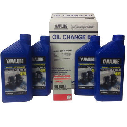 Yamaha Outboard New OEM Oil Change,Filter Service Kit F75-F115, LUB-MRNMD-KT-21