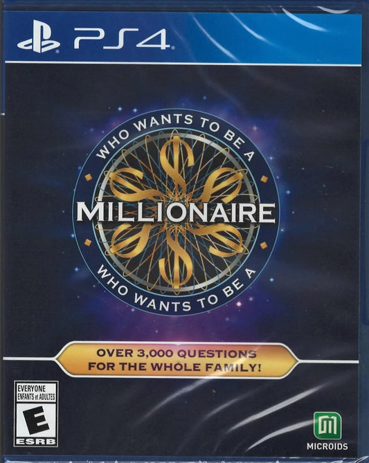 Who Wants to Be A Millionaire PS4 (Brand New Factory Sealed US Version) PlayStat-0850340008361