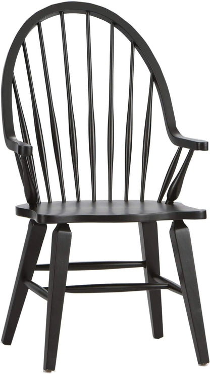 Windsor Back Arm Chair, W25 X D25 X H41, Midnight