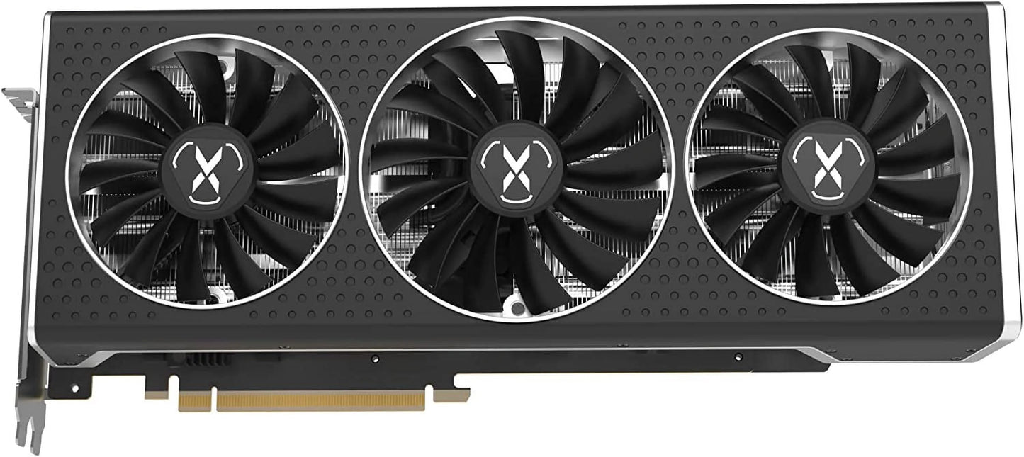 XFX Speedster QICK319 Radeon RX 6750XT CORE Gaming Graphics Card with 12GB GDDR6 HDMI 3xDP, AMD RDNA 2 RX-675XYJFDP