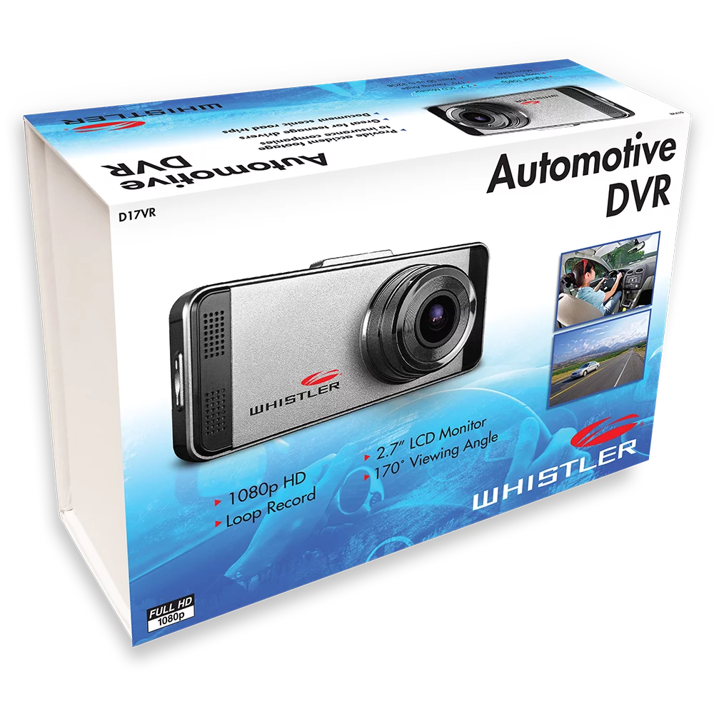 Whistler D17vr 1080p HD Automotive DVR with 2.7" Screen