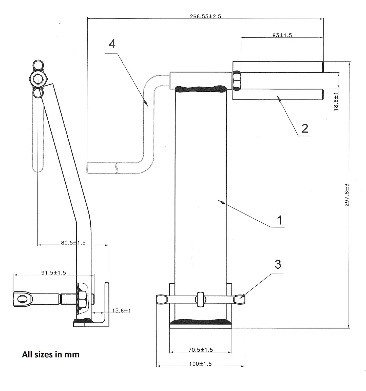 Winch Strap Winder Webbing Truck Trailer Flatbed Winch 2" 3" 4" Straps Midnight (2 - Pack))