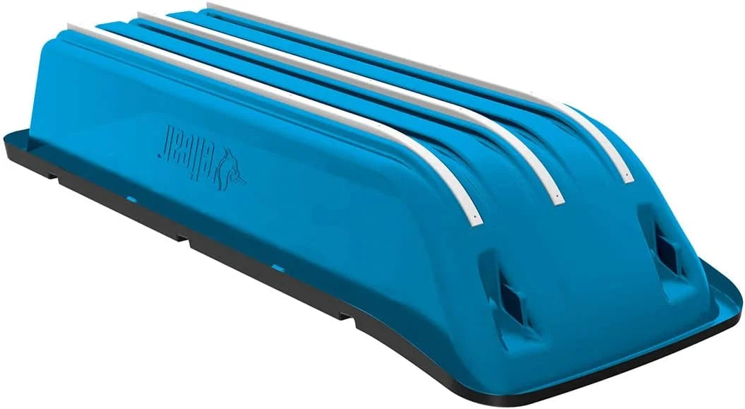 YANPO - Trek 52 Utility Sled - Cyan - Ram-X Runners, Pull Rope and Travel Cover - 4 Season Sled - Any Outdoors Activities - Carry Up to 226 lb - Heavy Duty RAM-X Construction - LDT52PA30-0