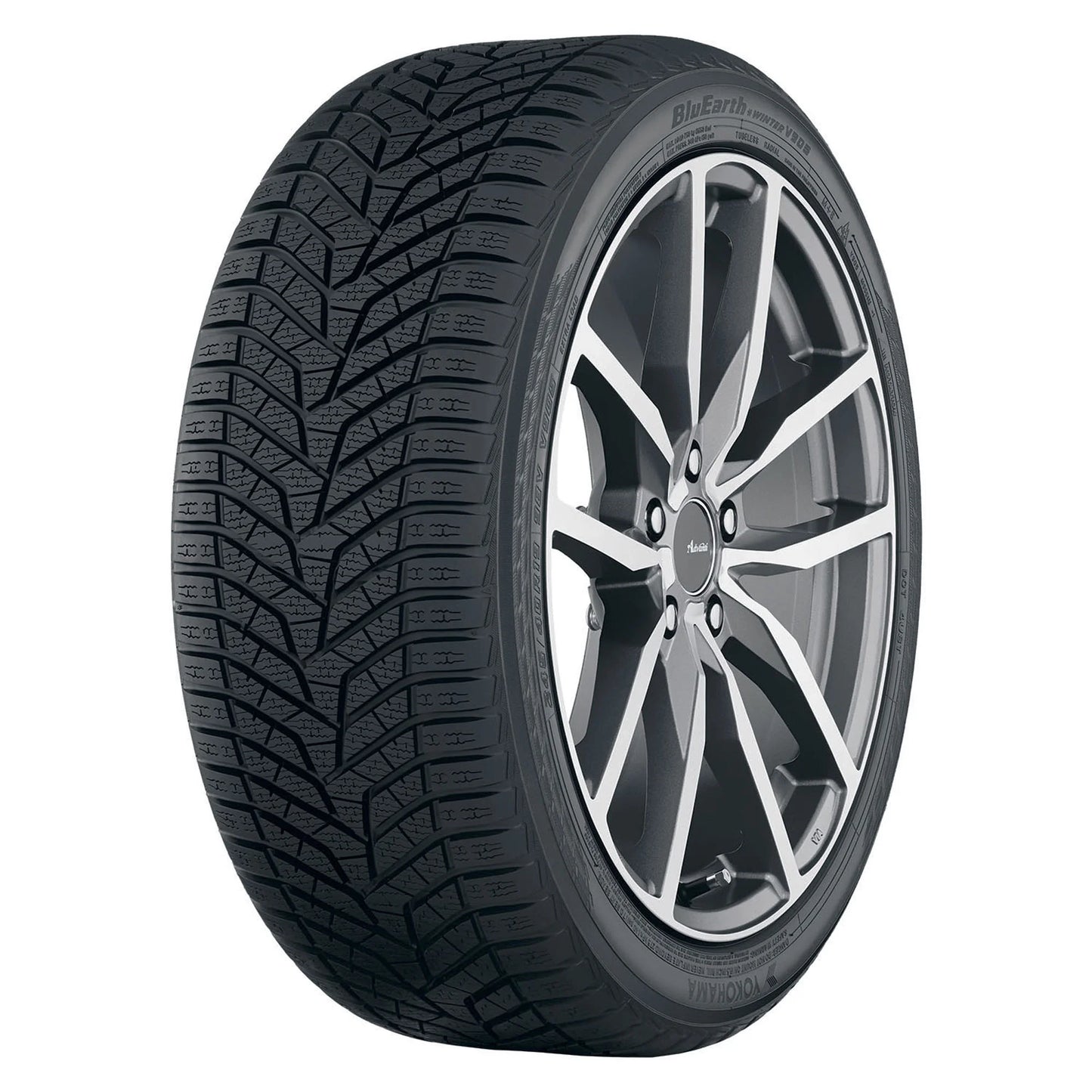 Yokohama BluEarth Winter V905 Winter 255/40R19 100V XL Passenger Tire Fits: 2017 Volkswagen Tiguan Highline, 2016-18 Audi Q3 Technik