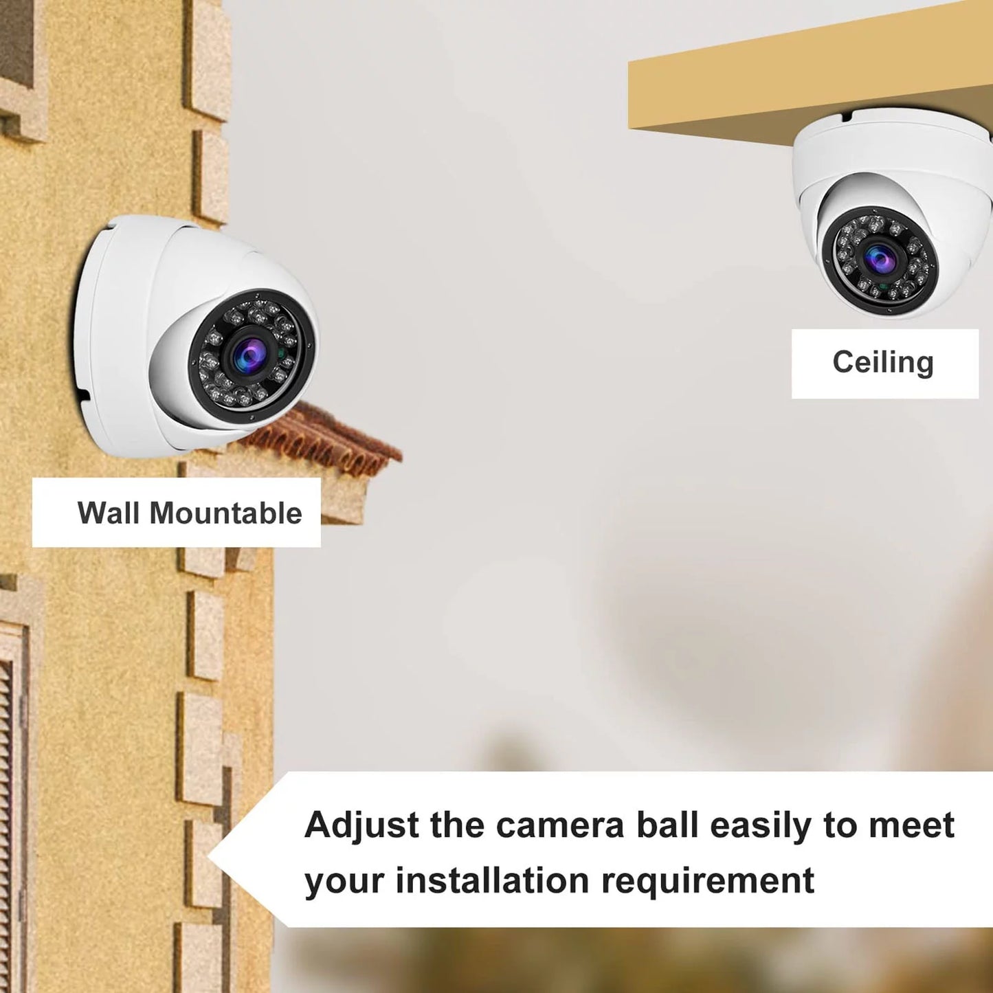 Wireless Security Camera For Home - Night Vision, Kids, Two Way Talk, Auto Tracking - Nozaya