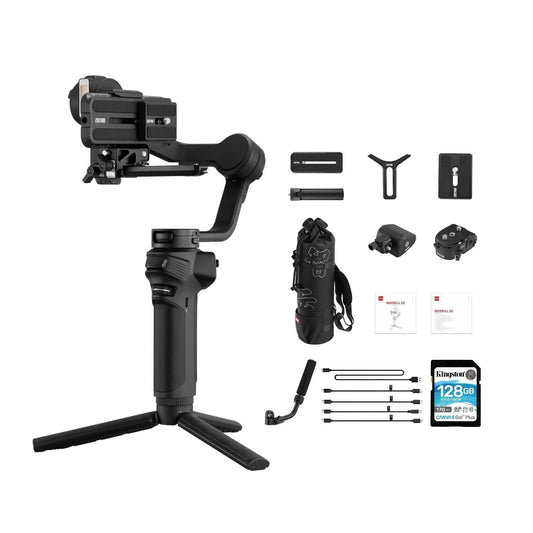 Zhiyun Weebill 3S Handheld 3-Axis Gimbal Stabilizer with 128GB Memory Card